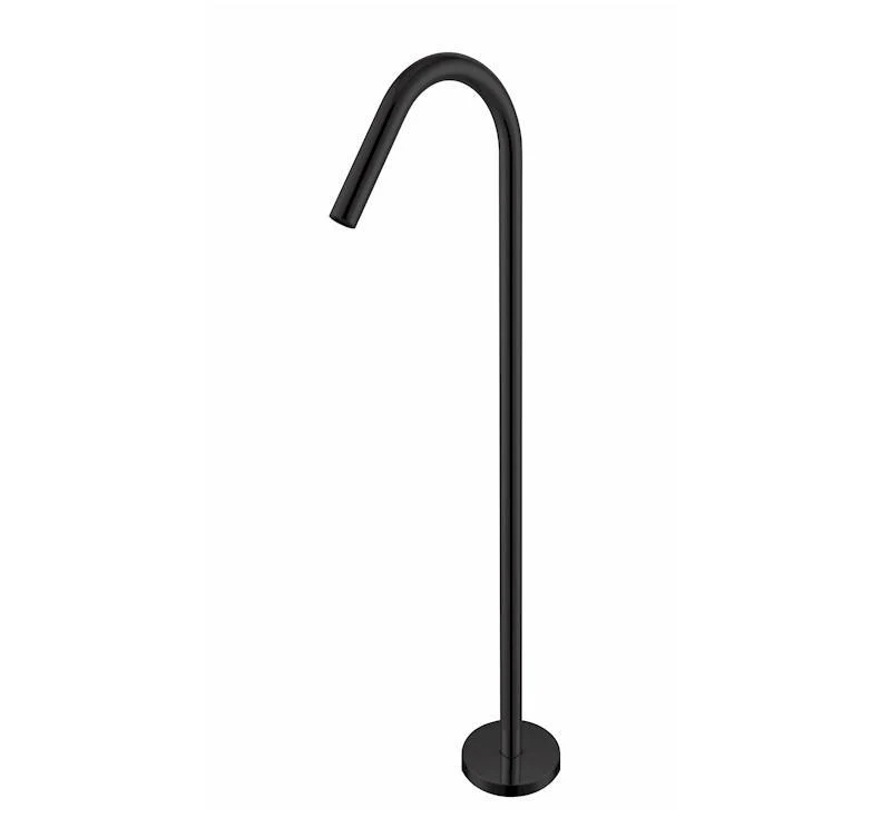 Nero Bianca Floor Standing Bath Spout Matt Black - Image 8