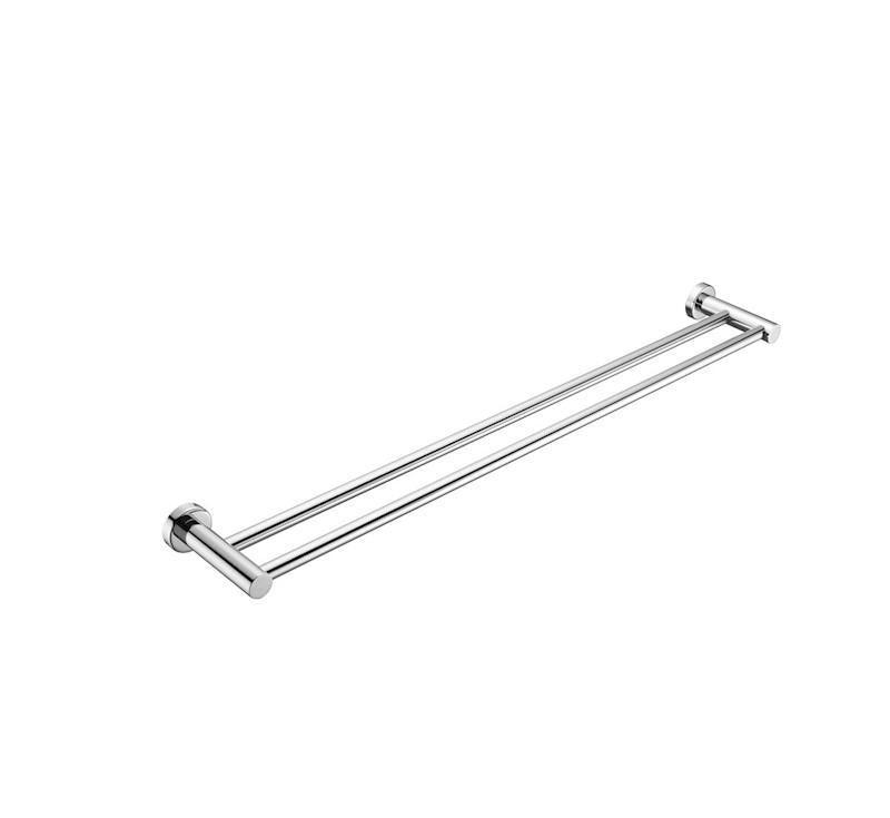 Nero Mecca Double Towel Rail 800Mm Chrome - Image 5