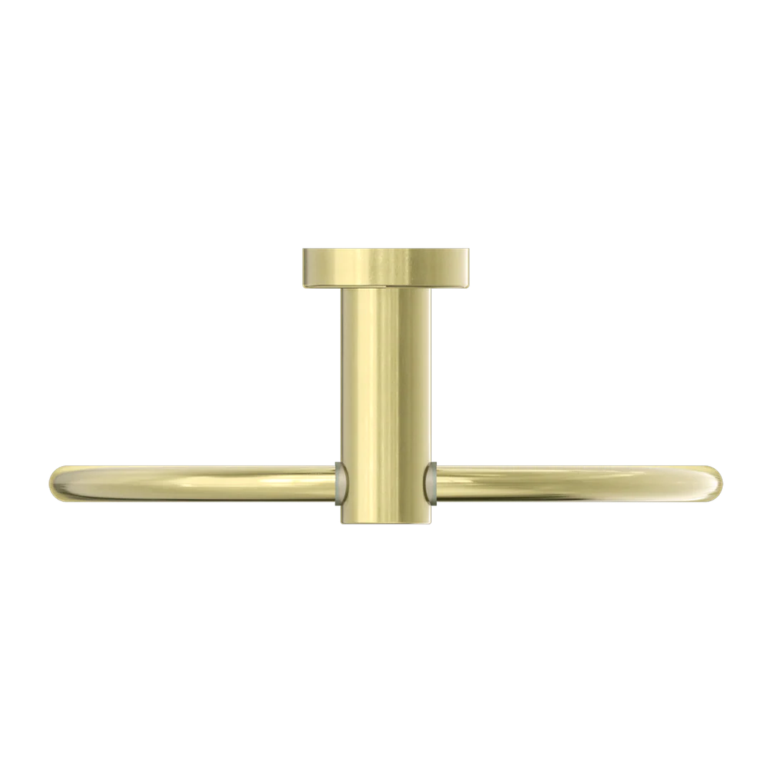 Nero Mecca Towel Ring Round Brushed Gold - Image 6
