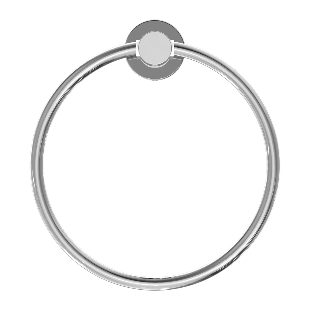 Nero Mecca Towel Ring Round Chrome - Image 4