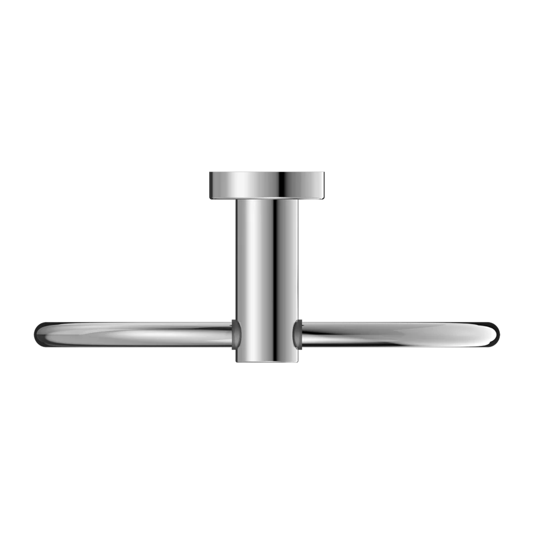Nero Mecca Towel Ring Round Chrome - Image 6