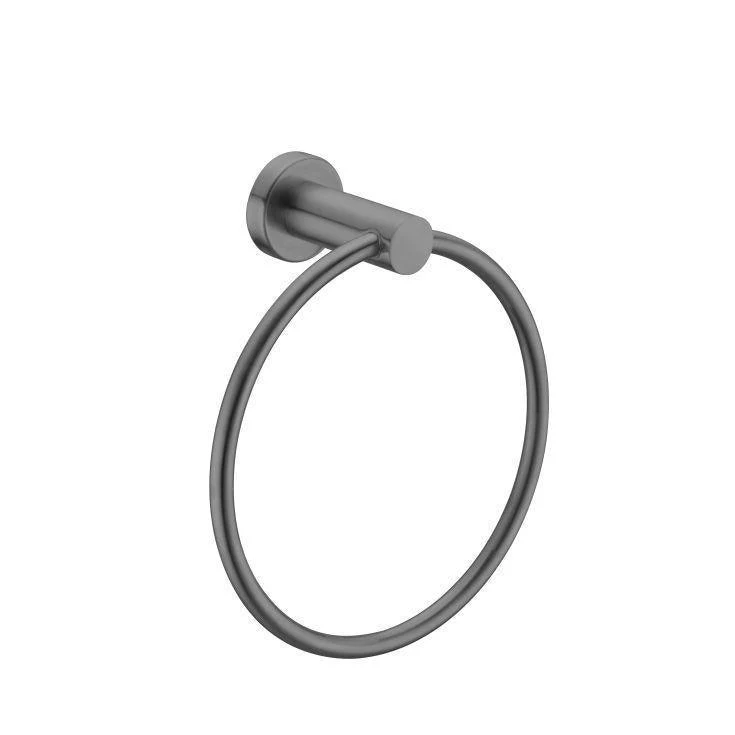 Nero Mecca Towel Ring Round Gun Metal - Image 4