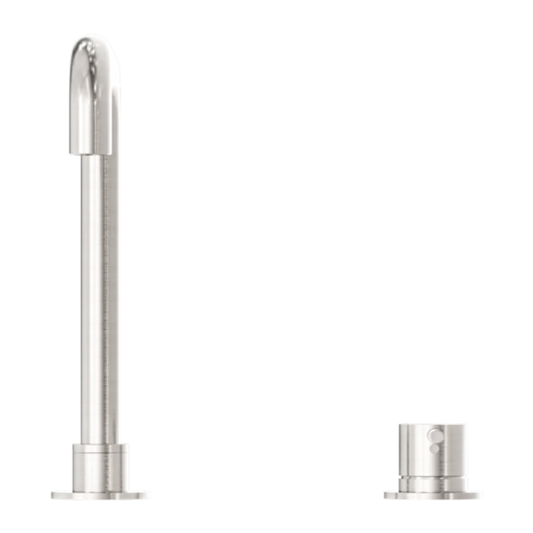 Nero Mecca Hob Basin Mixer Square Spout Gun Metal - Image 3