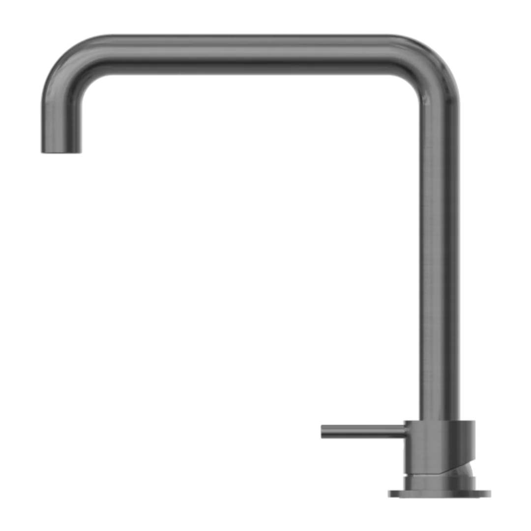 Nero Mecca Hob Basin Mixer Square Spout Brushed Nickel - Image 4