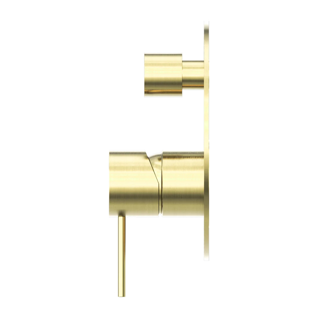 Nero Mecca Shower Mixer With Diverter Brushed Gold - Image 6