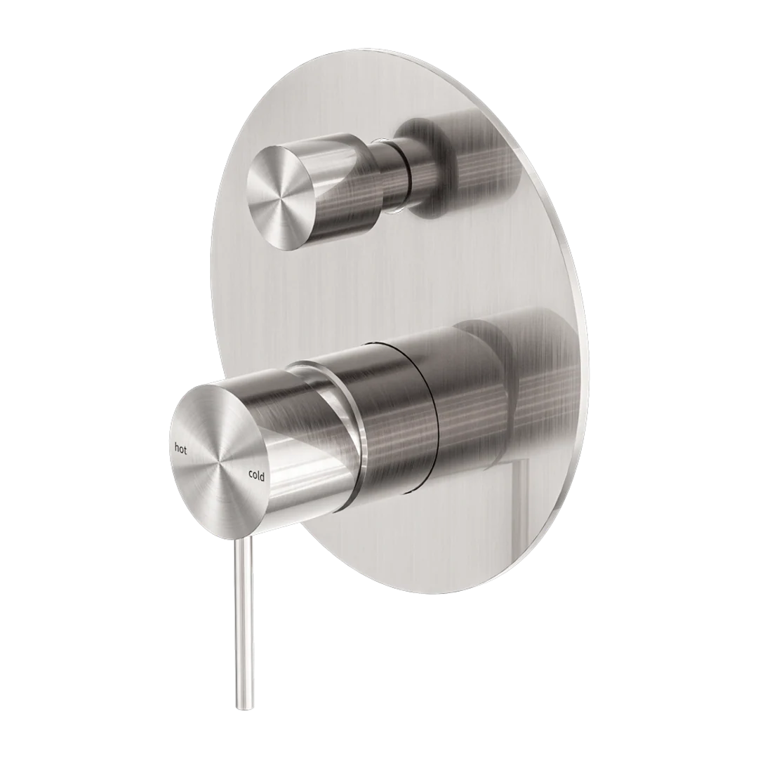 Nero Mecca Shower Mixer With Diverter Brushed Nickel - Image 2
