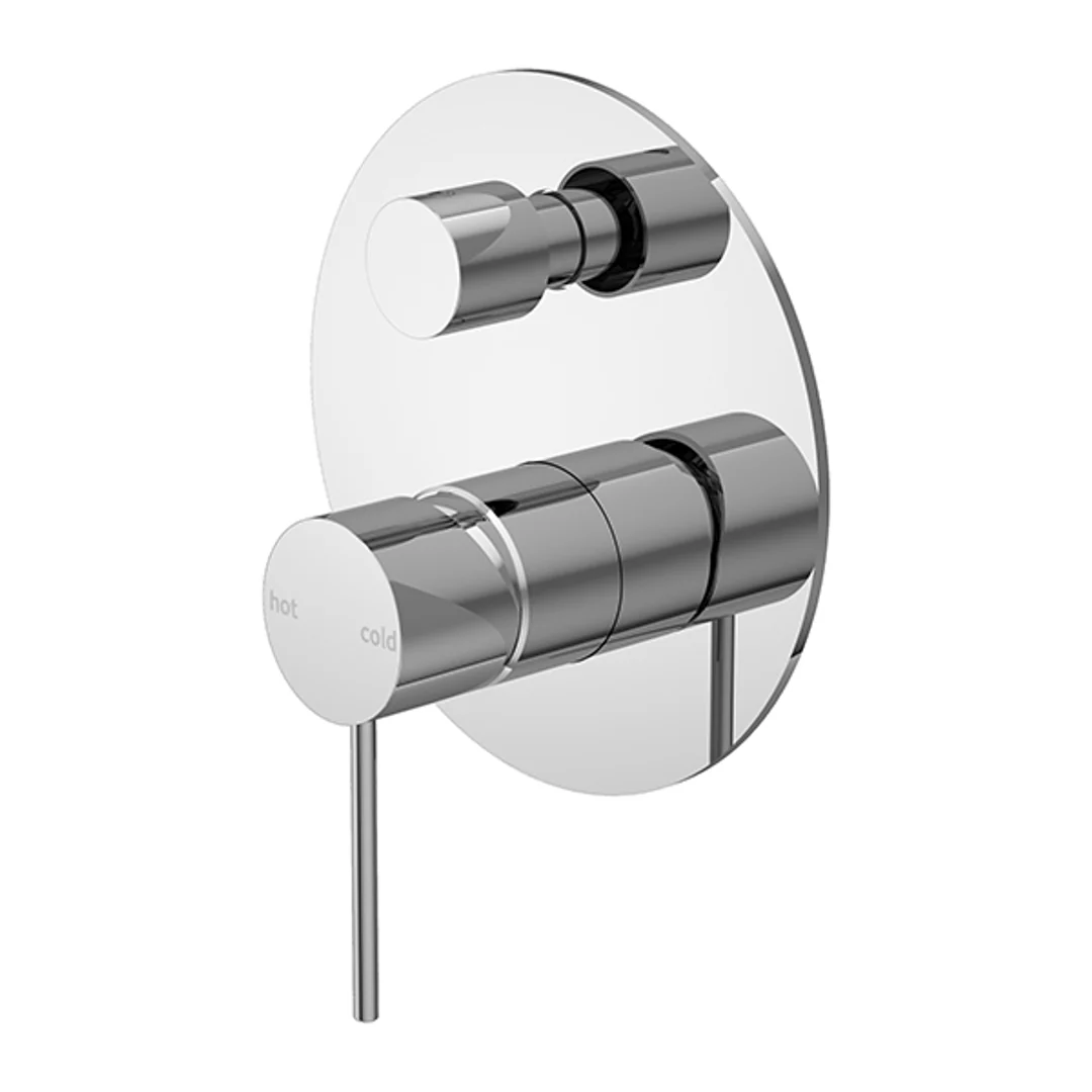 Nero Mecca Shower Mixer With Diverter Chrome - Image 2