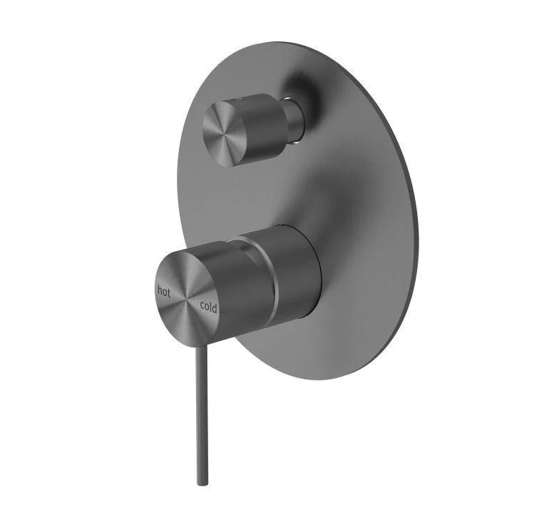 Nero Mecca Shower Mixer With Diverter Gun Metal - Image 5