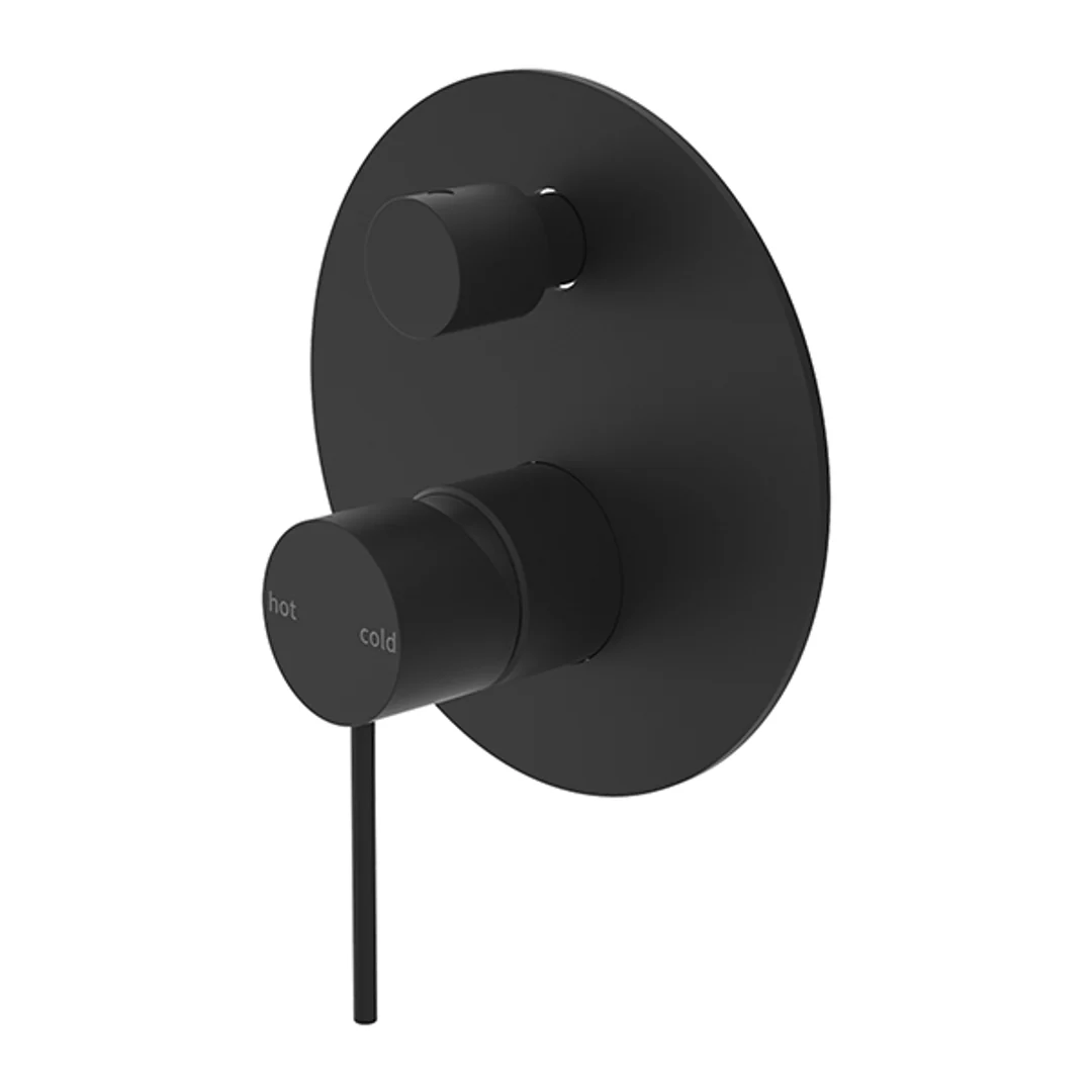 Nero Mecca Shower Mixer With Diverter Matt Black - Image 7