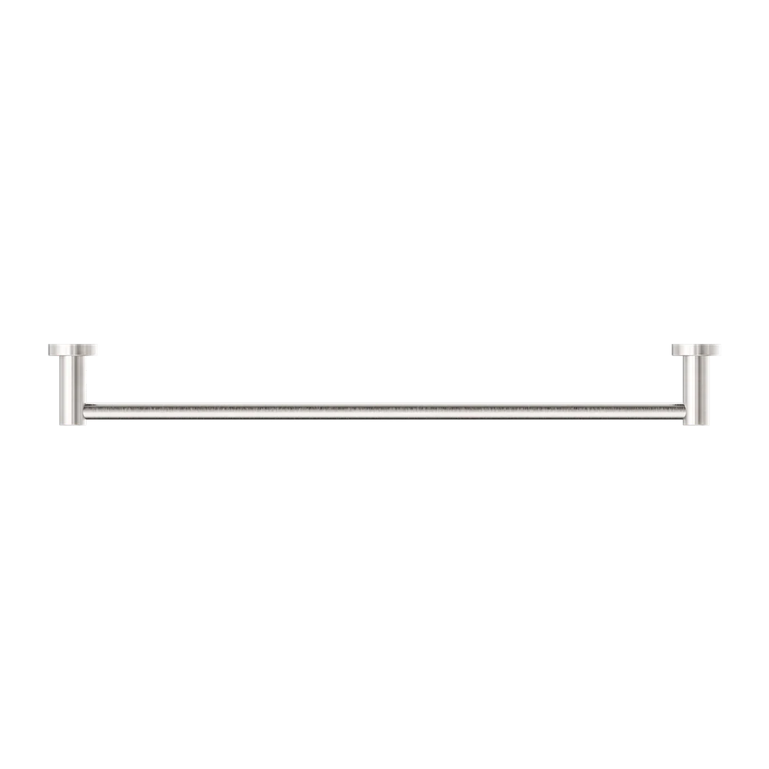 Nero Mecca Single Towel Rail 600Mm Brushed Nickel - Image 2