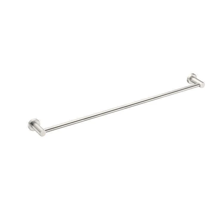 Nero Mecca Single Towel Rail 600Mm Brushed Nickel - Image 4