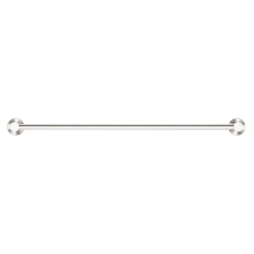 Nero Mecca Single Towel Rail 600Mm Brushed Nickel - Image 5