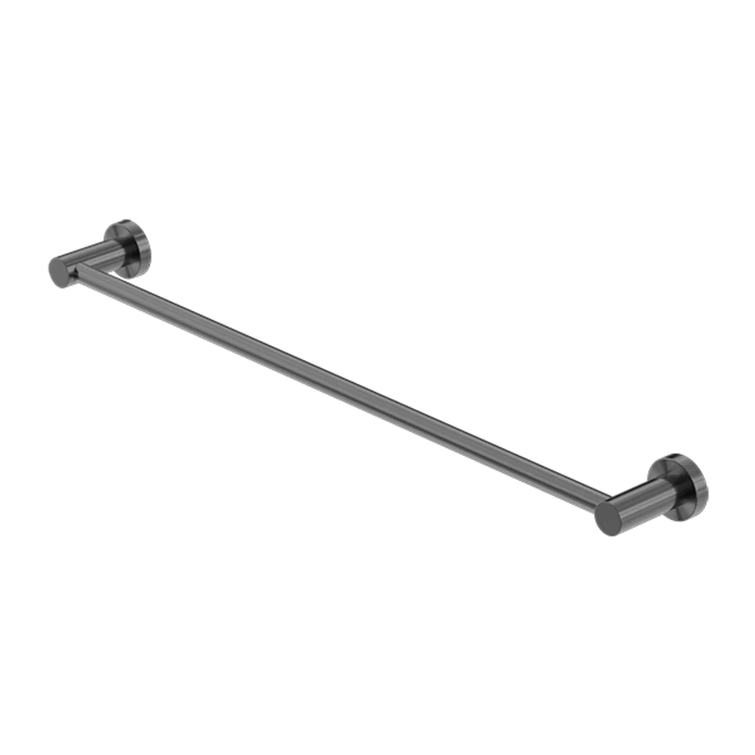 Nero Mecca Single Towel Rail 600Mm Gun Metal