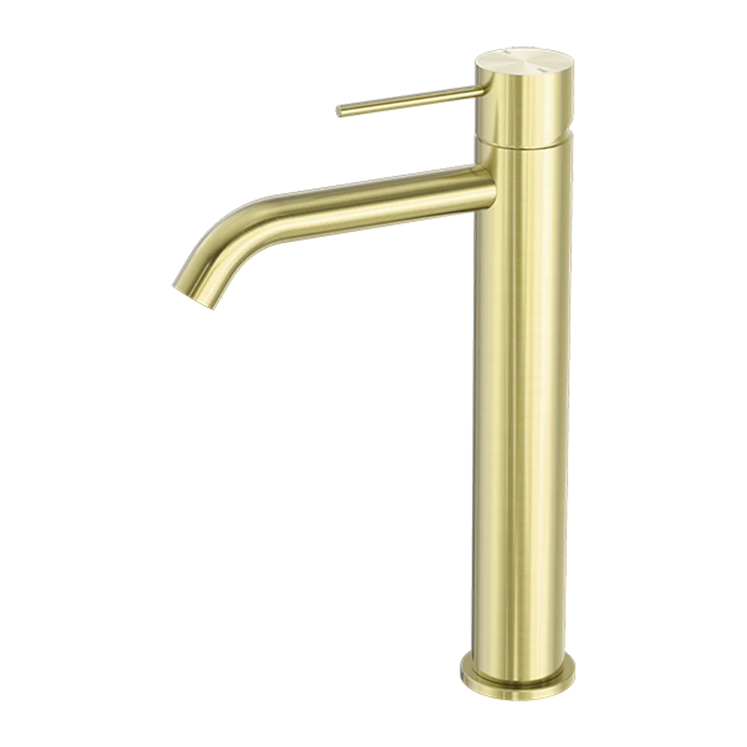 Nero Mecca Tall Basin Mixer Brushed Gold