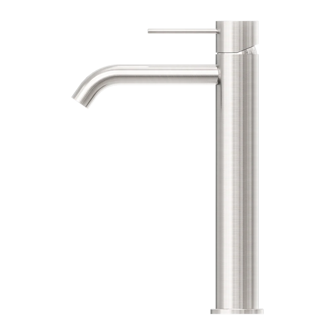 Nero Mecca Tall Basin Mixer Brushed Nickel - Image 4