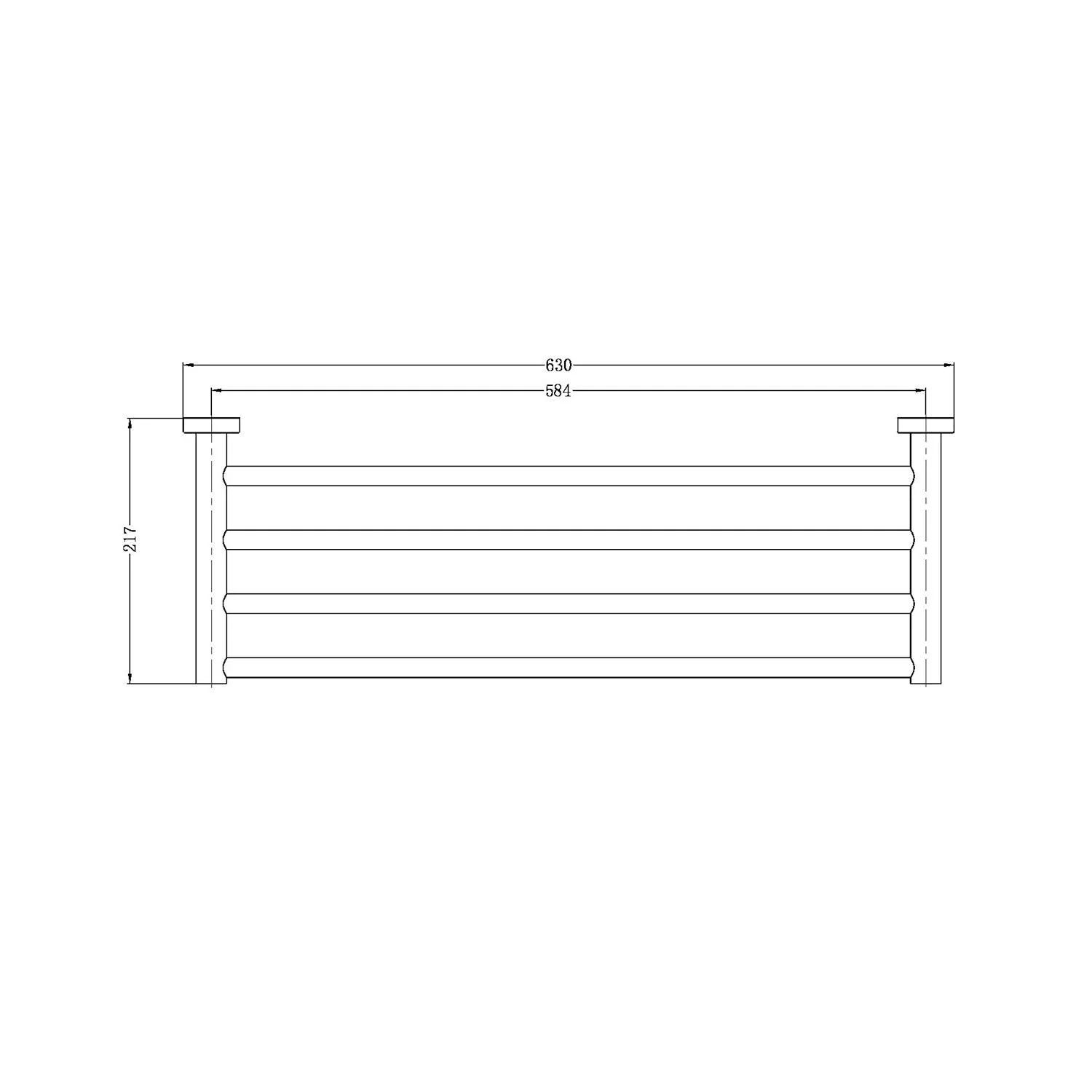 Nero Mecca Towel Rack Chrome - Image 7