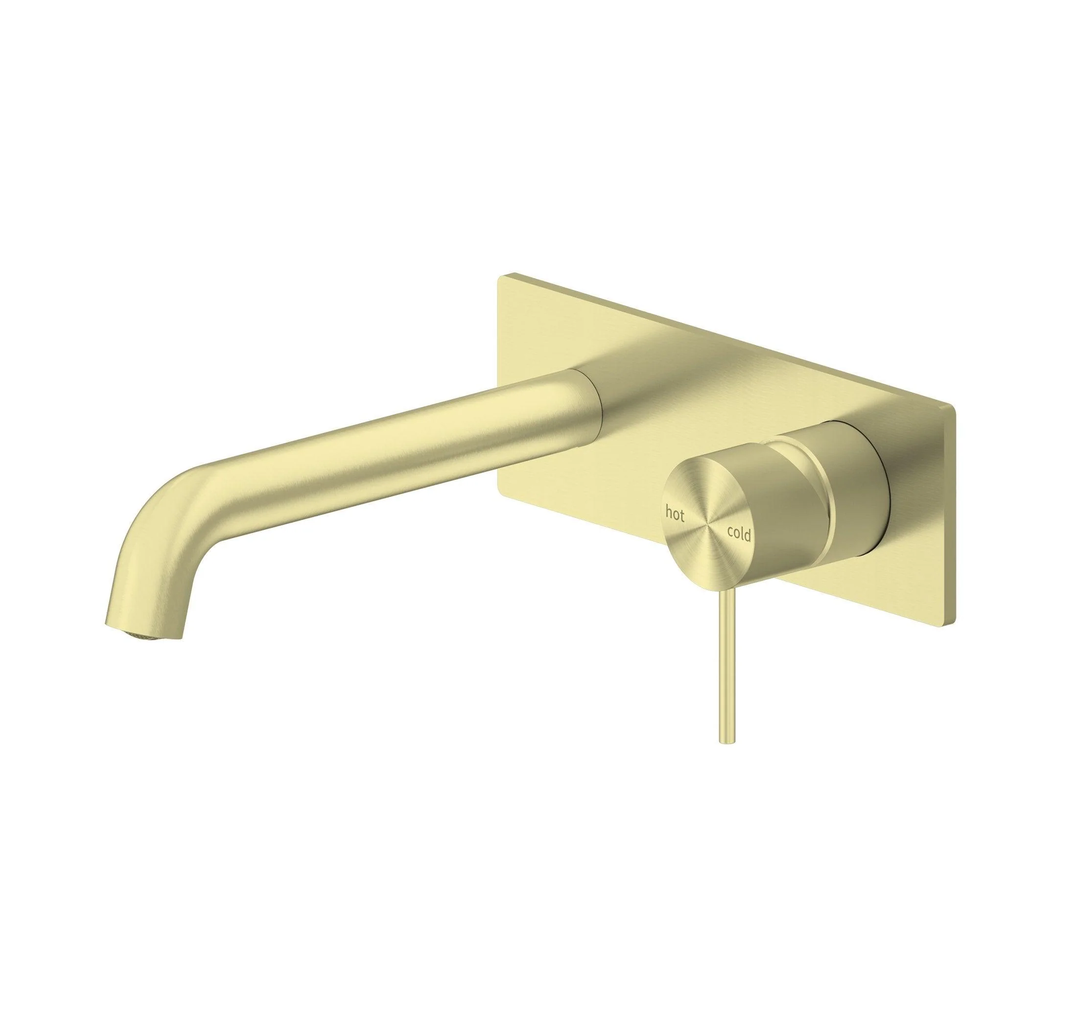 Nero Mecca Wall Basin Mixer 160Mm Spout Brushed Gold - Image 5