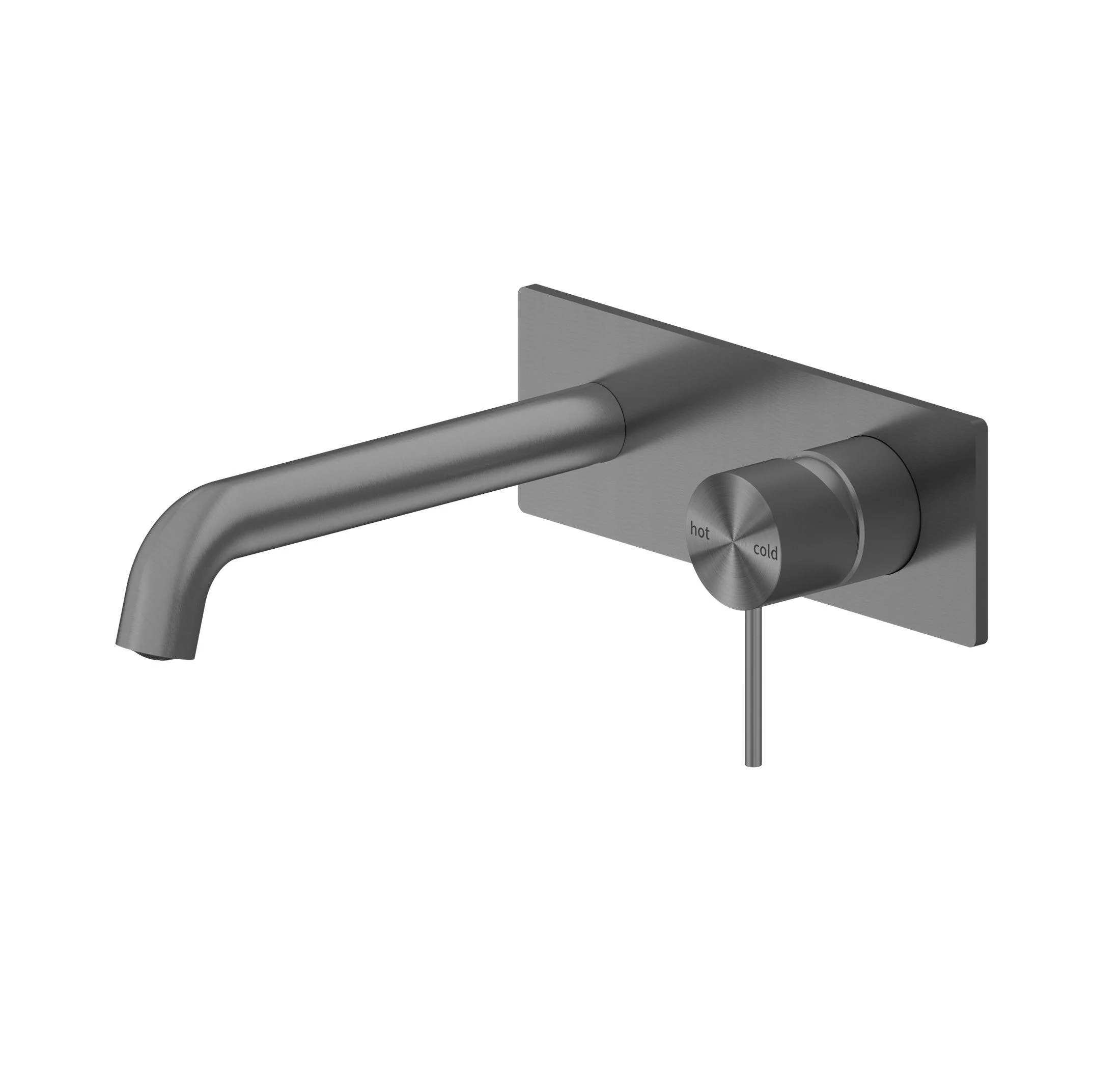 Nero Mecca Wall Basin Mixer 230Mm Spout Gun Metal - Image 4