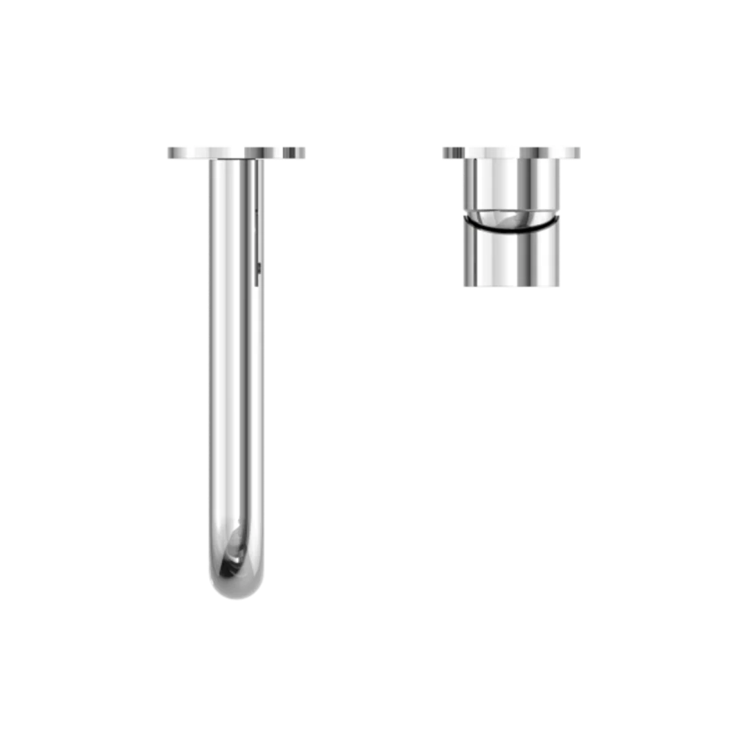 Nero Mecca Wall Basin Mixer Separate Back Plate 230Mm Spout Chrome - Image 6