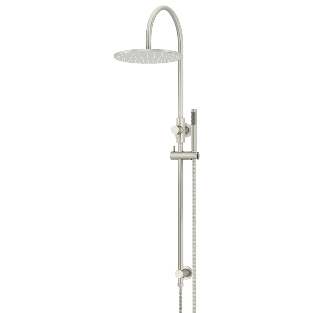 Meir 300Mm Round Overhead Shower Set Single Function Hand Shower Brushed Nickel - Image 3