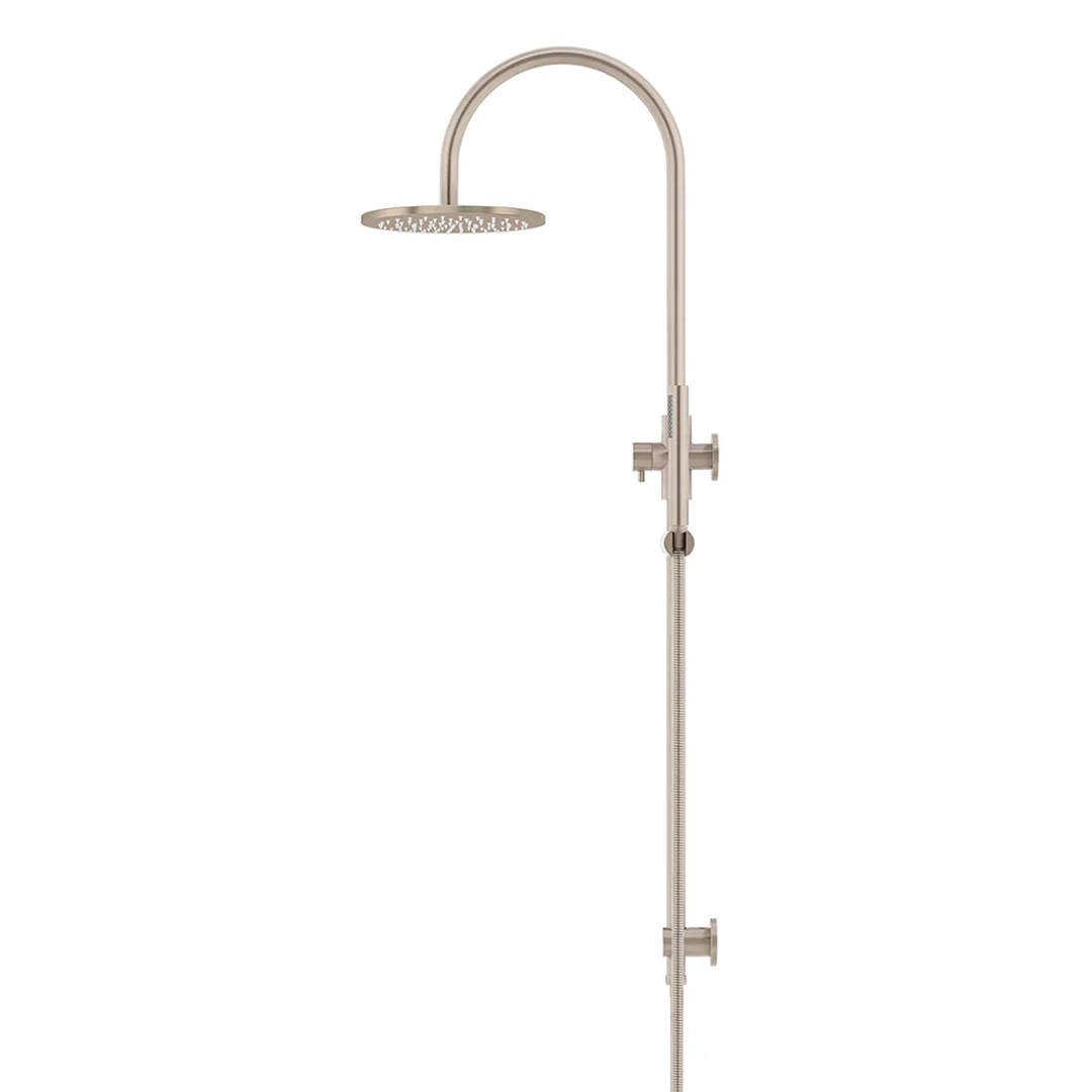 Meir 300Mm Round Overhead Shower Set Single Function Hand Shower Champagne - Image 2