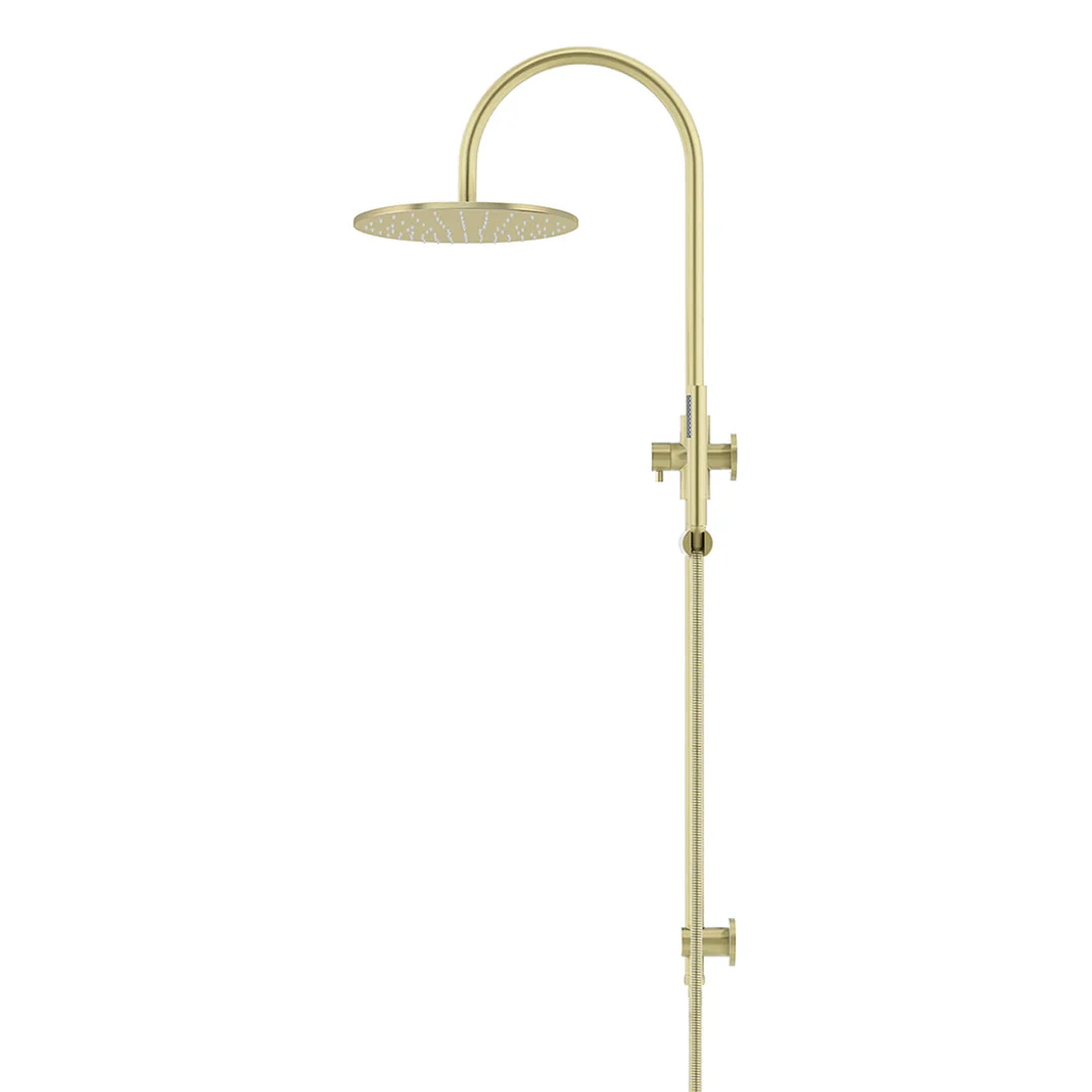 Meir 300Mm Round Overhead Shower Set Single Function Hand Shower Tiger Bronze - Image 2