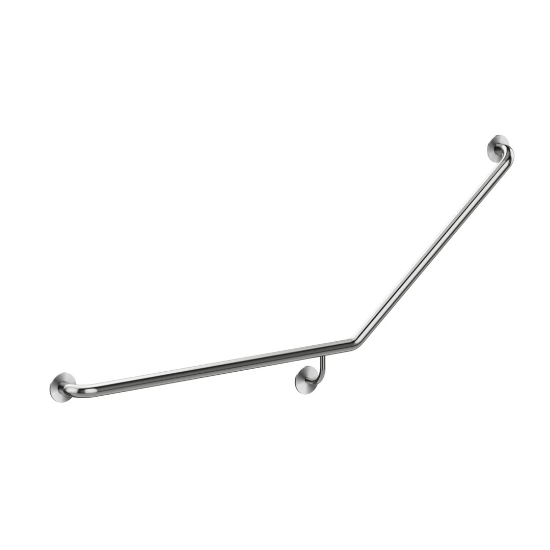 Meir Care Range 40 Degree Left Side Grab Rail Brushed Nickel Mcr-40Lh70-Pvdbn