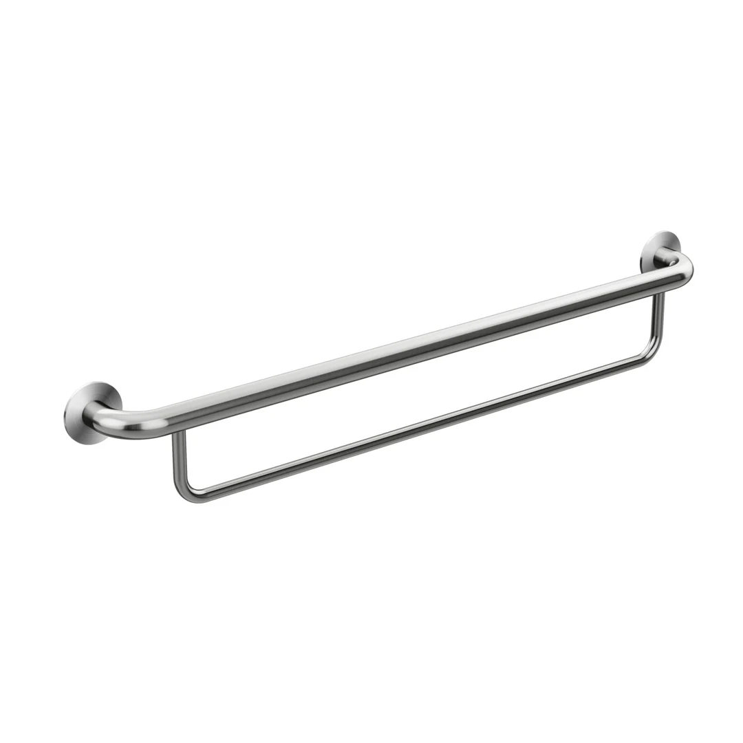 Meir Care Range Bath Towel Rail Brushed Nickel Mcr-Tr75-Pvdbn