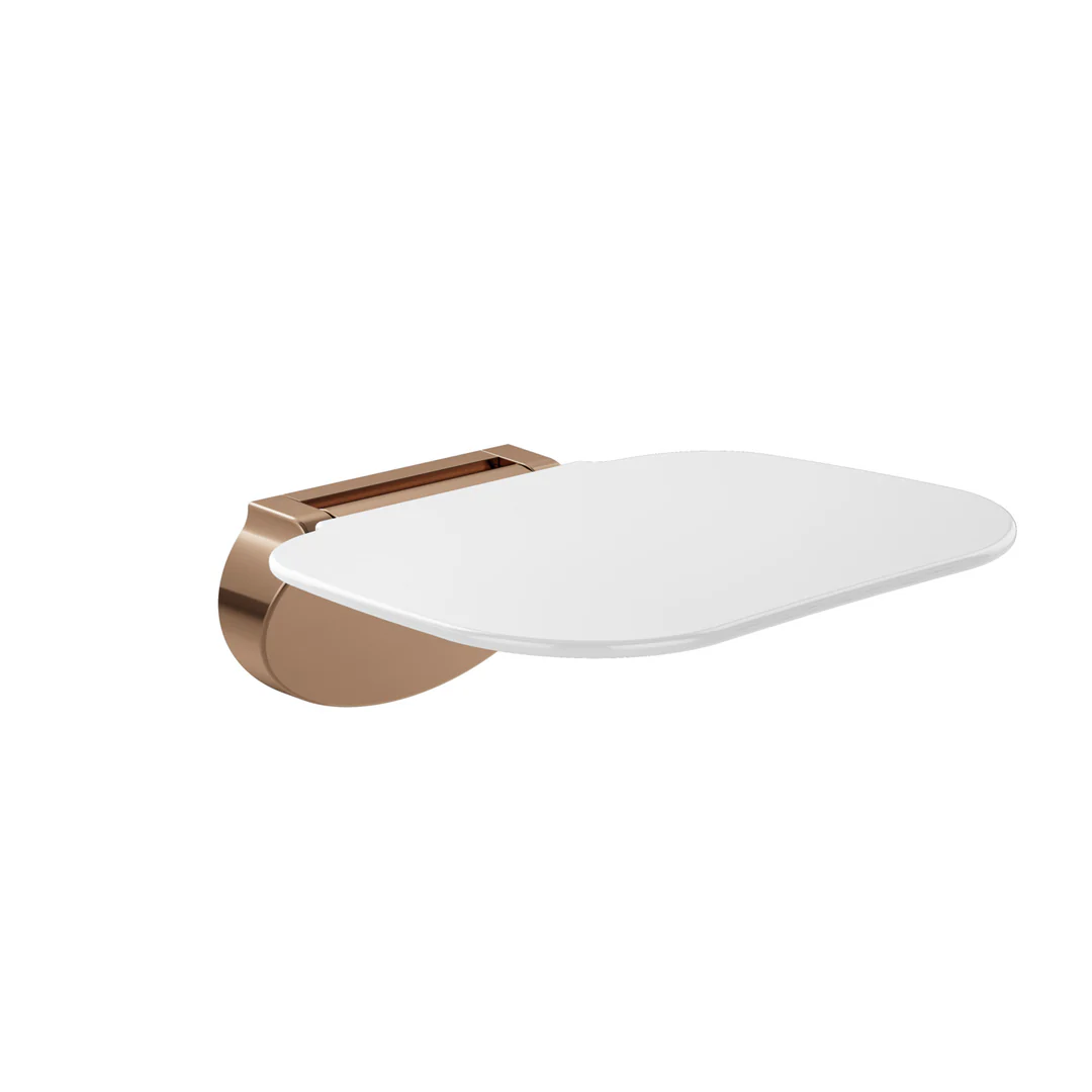 Meir Care Range Shower Seat Lustre Bronze Mcr-Seat-Pvdbz