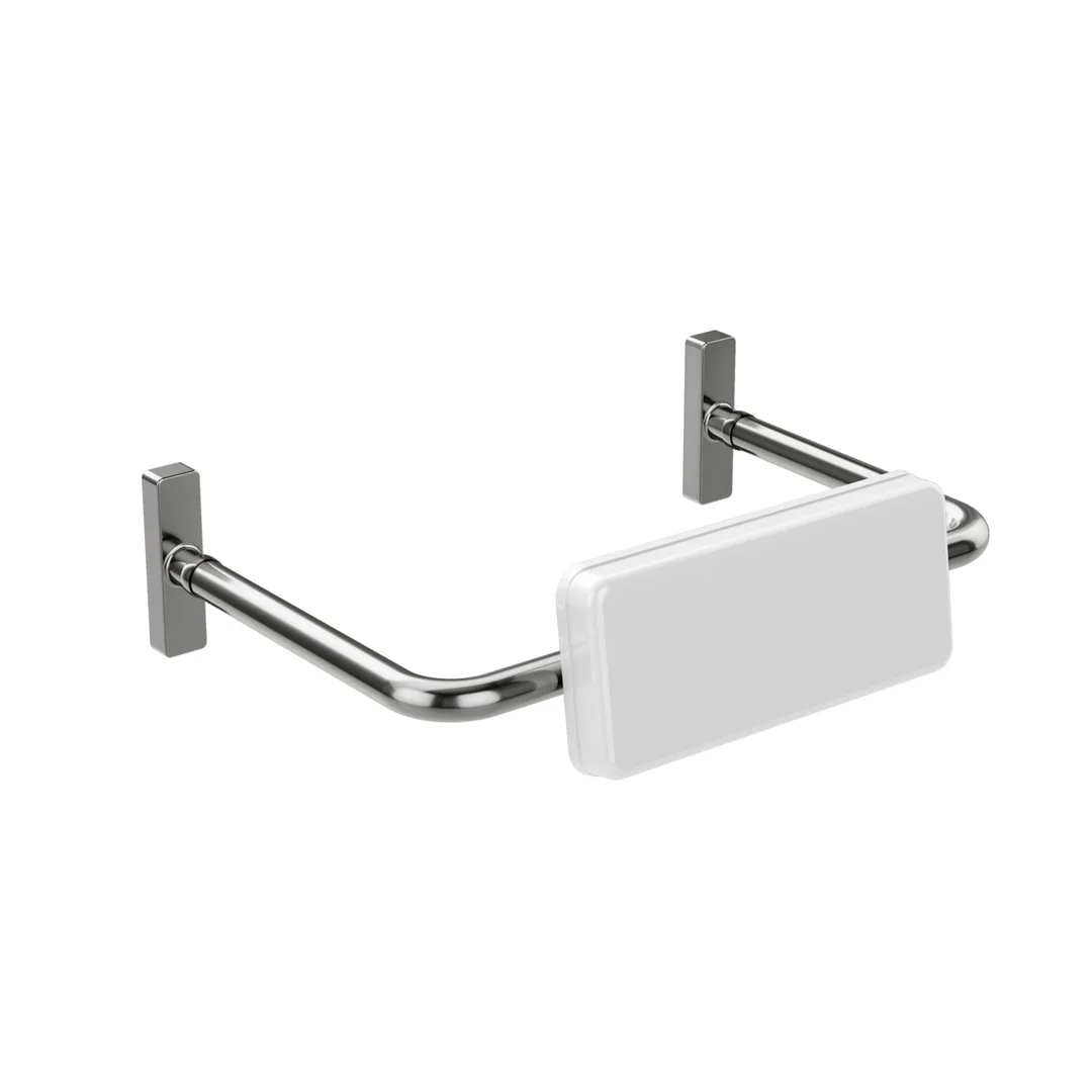 Meir Care Range Toilet Back Rest Brushed Nickel Mcr-Rest-Pvdbn