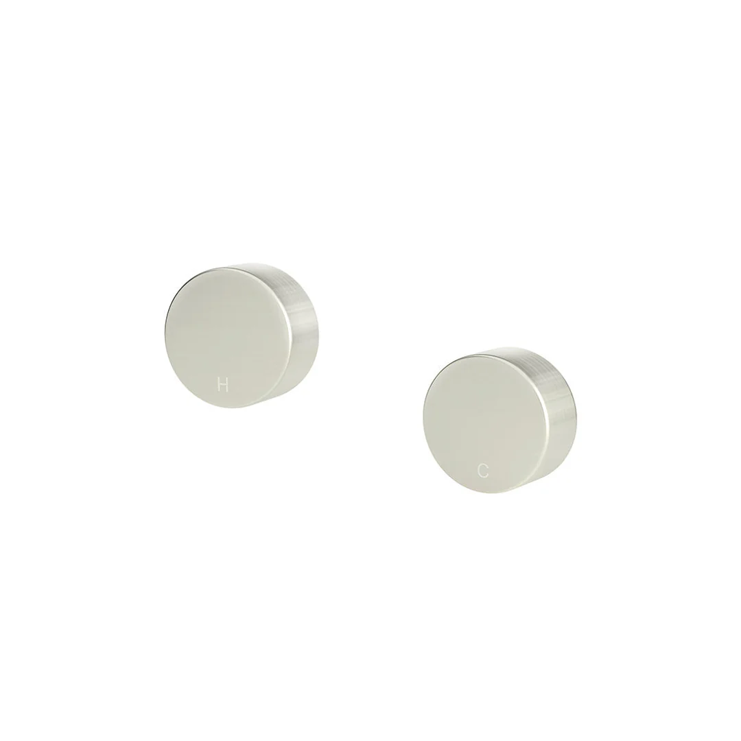Meir Circular Wall Taps Brushed Nickel - Image 2