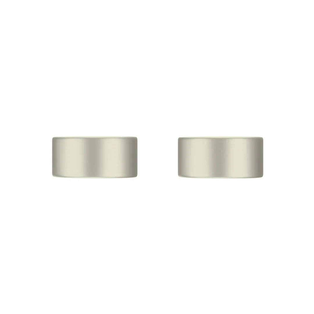 Meir Circular Wall Taps Brushed Nickel - Image 4