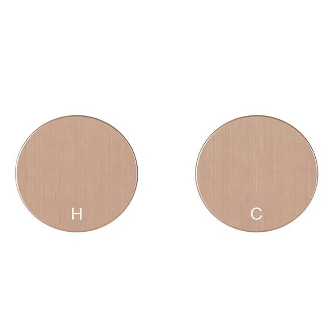 Meir Circular Wall Taps Champagne - Image 5