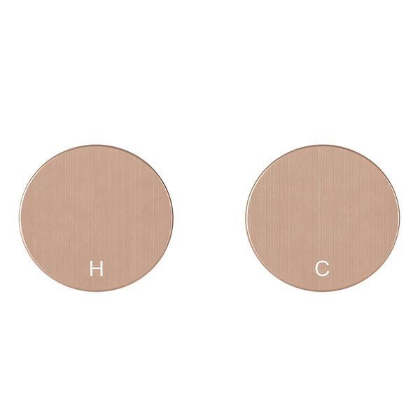 Meir Circular Wall Taps Champagne - Image 9