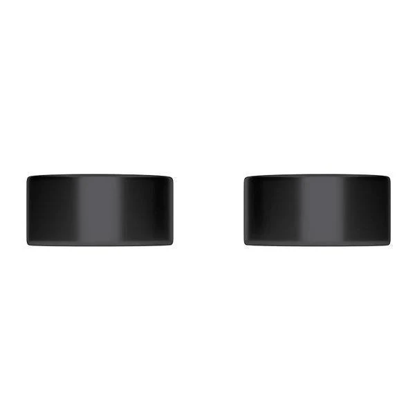 Meir Circular Wall Taps Matte Black - Image 8