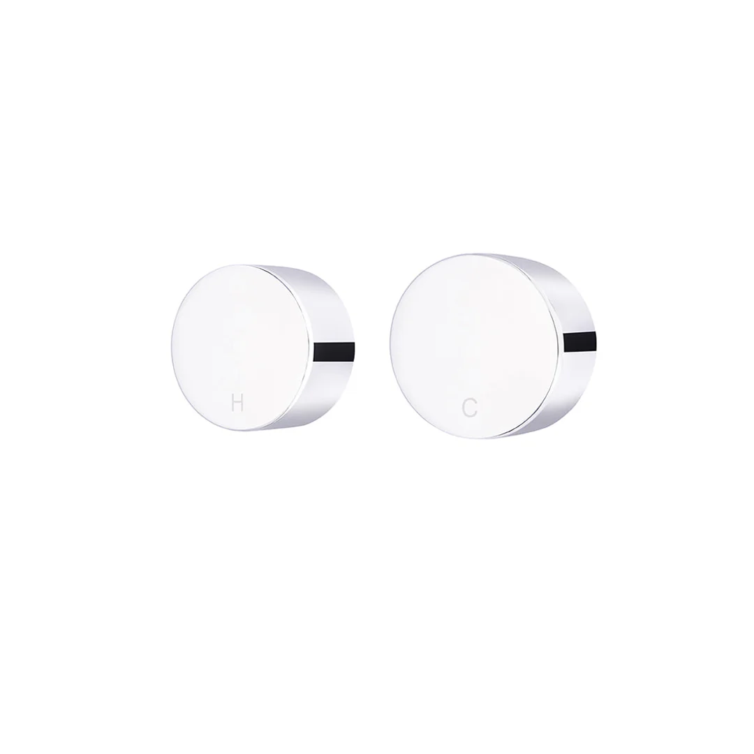 Meir Circular Wall Taps Polished Chrome - Image 5