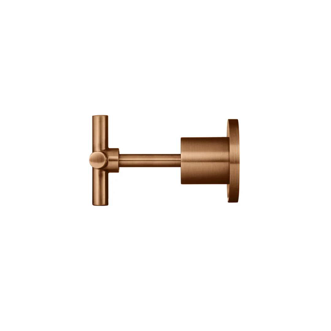 Meir Cross Handle Jumper Valve Wall Top Assemblies Lustre Bronze - Image 3