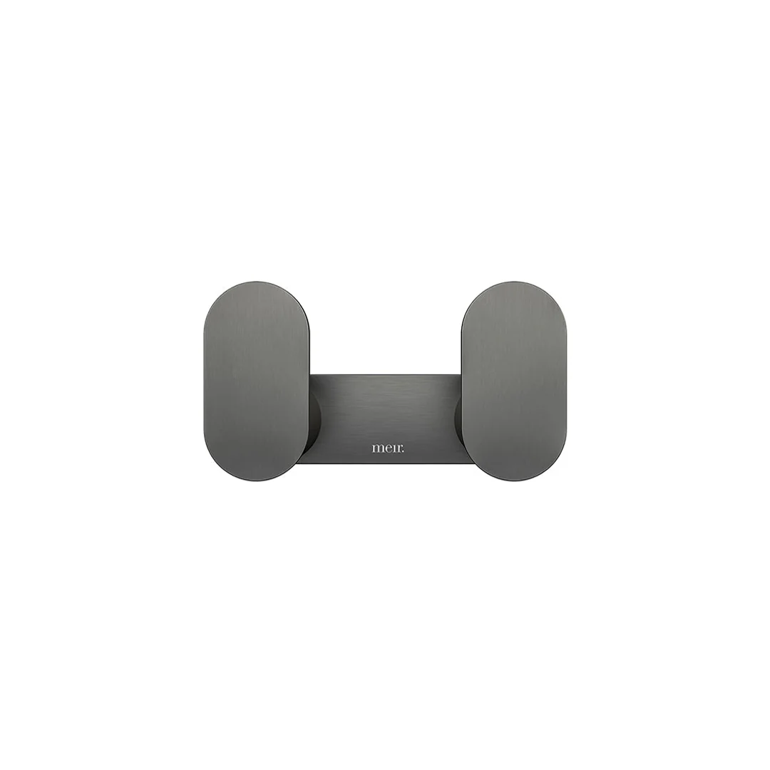 Meir Curvae Double Robe Hook Shadow