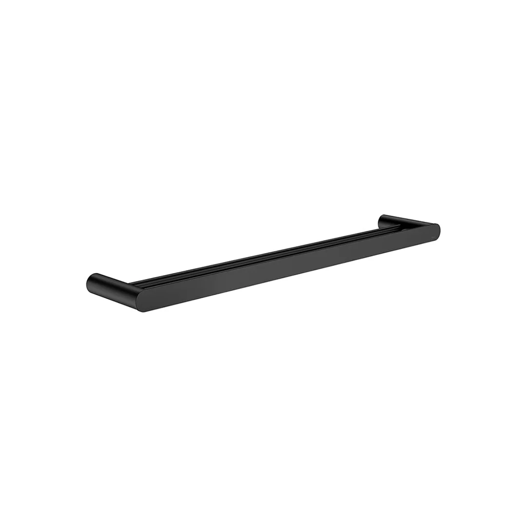 Meir Curvae Double Towel Rail 600Mm Matte Black - Image 3