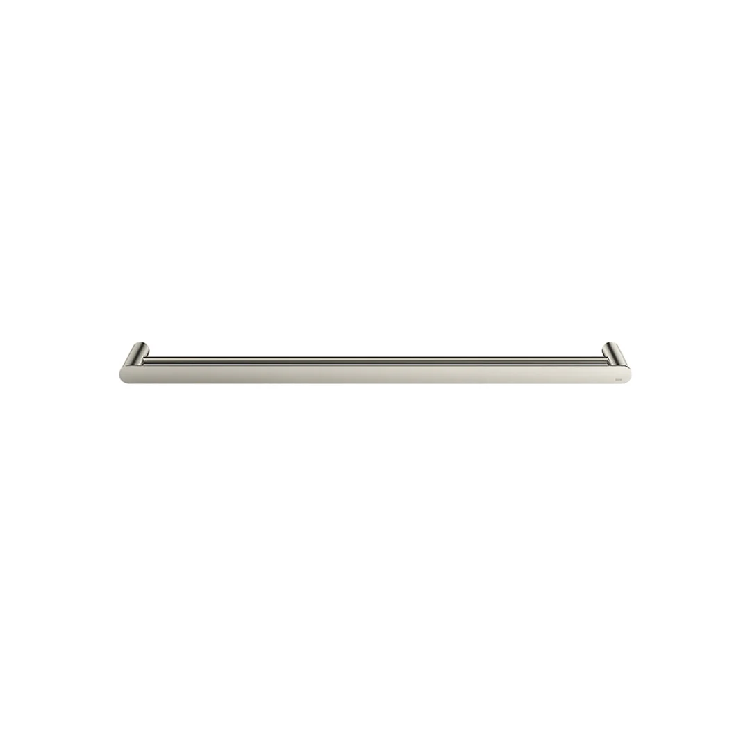 Meir Curvae Double Towel Rail 800Mm Brushed Nickel