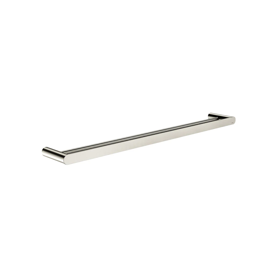 Meir Curvae Double Towel Rail 800Mm Brushed Nickel - Image 3