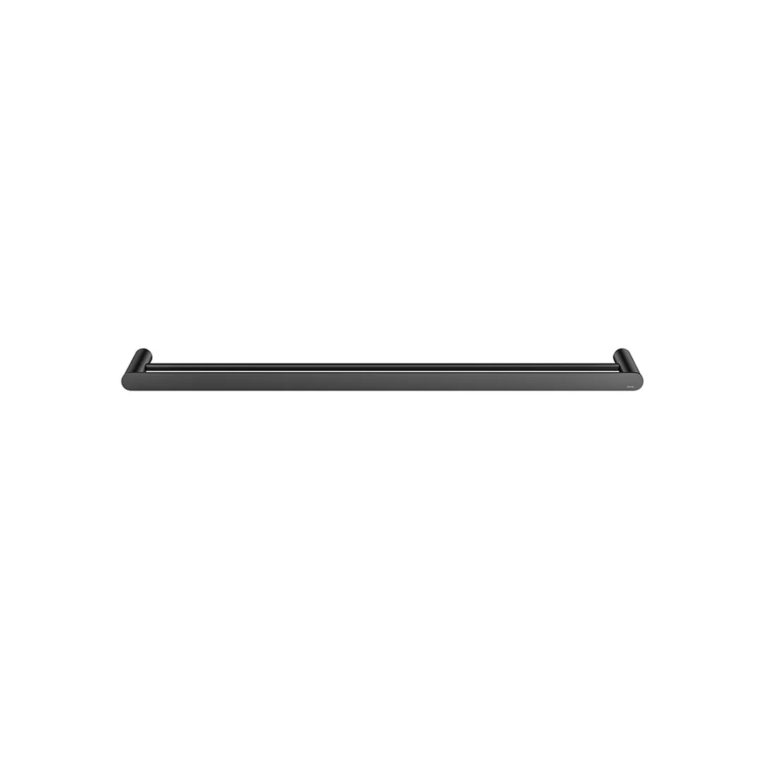 Meir Curvae Double Towel Rail 800Mm Matte Black