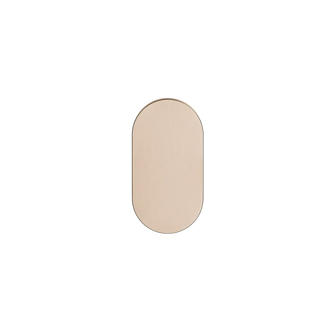 Meir Curvae Single Robe Hook Champagne