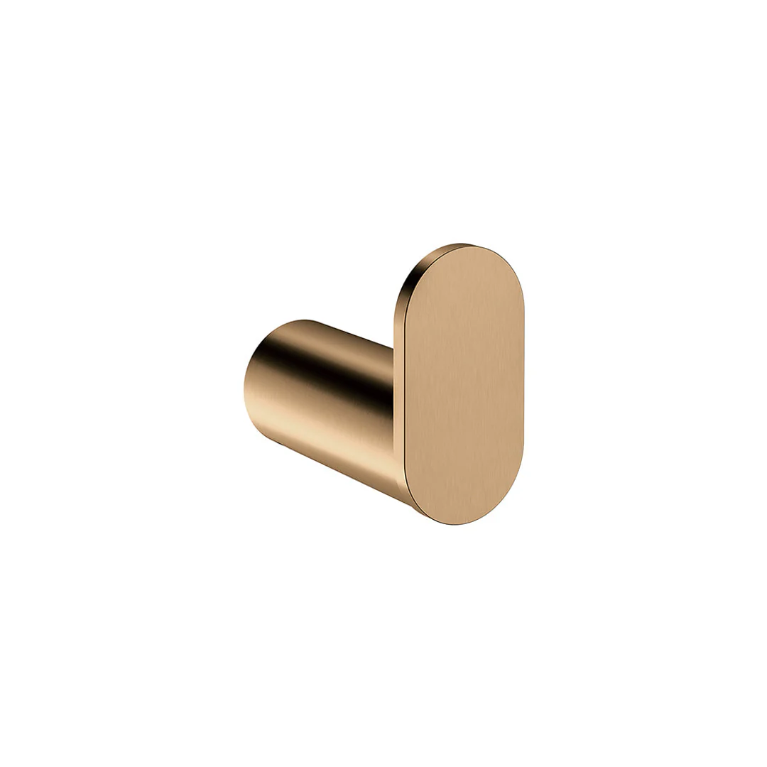 Meir Curvae Single Robe Hook Lustre Bronze - Image 3
