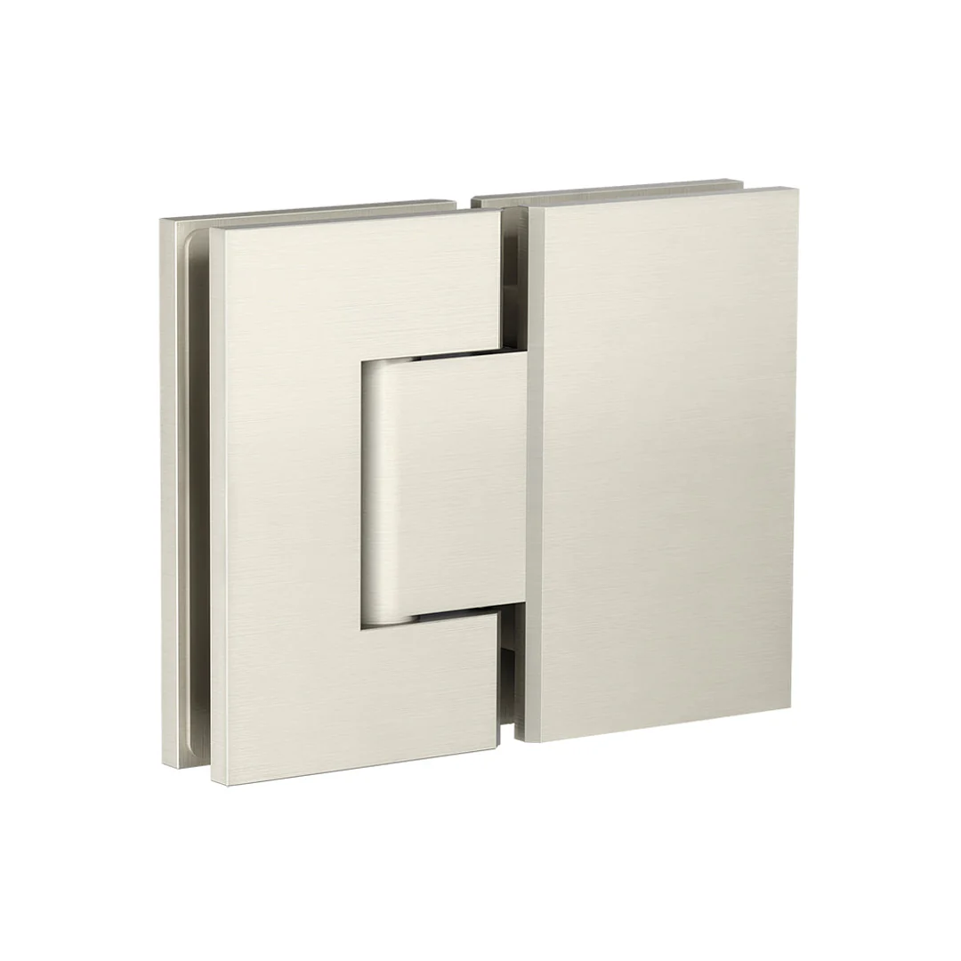 Meir Glass To Glass Shower Door Hinge Brushed Nickel - Image 3