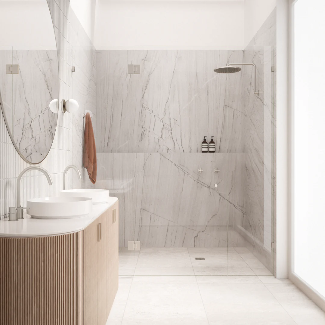 Meir Glass To Glass Shower Door Hinge Brushed Nickel - Image 4