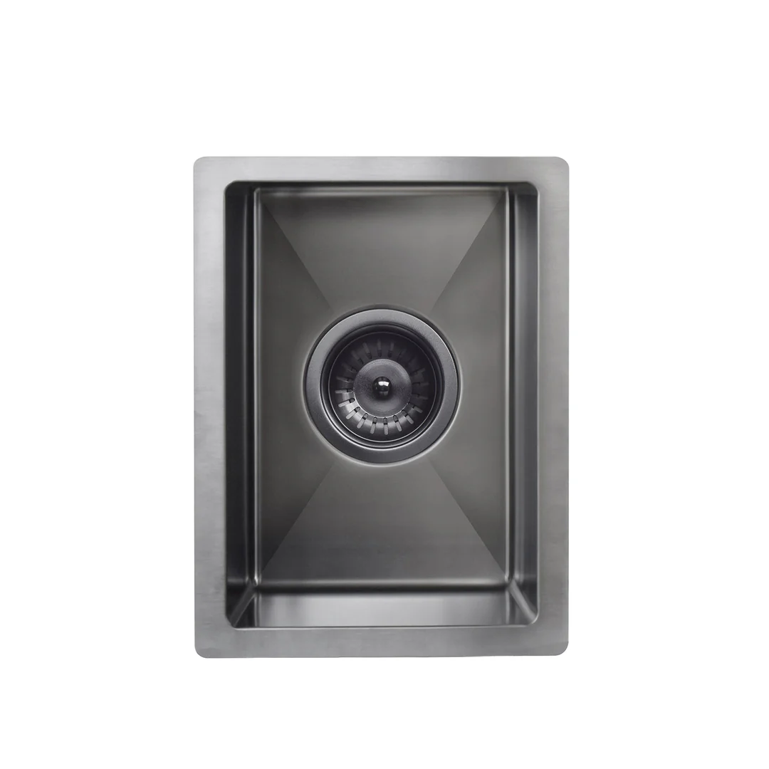 Meir Kitchen Mini Sink Single Bowl 272 X 382 - Brushed Gun Metal - Image 4
