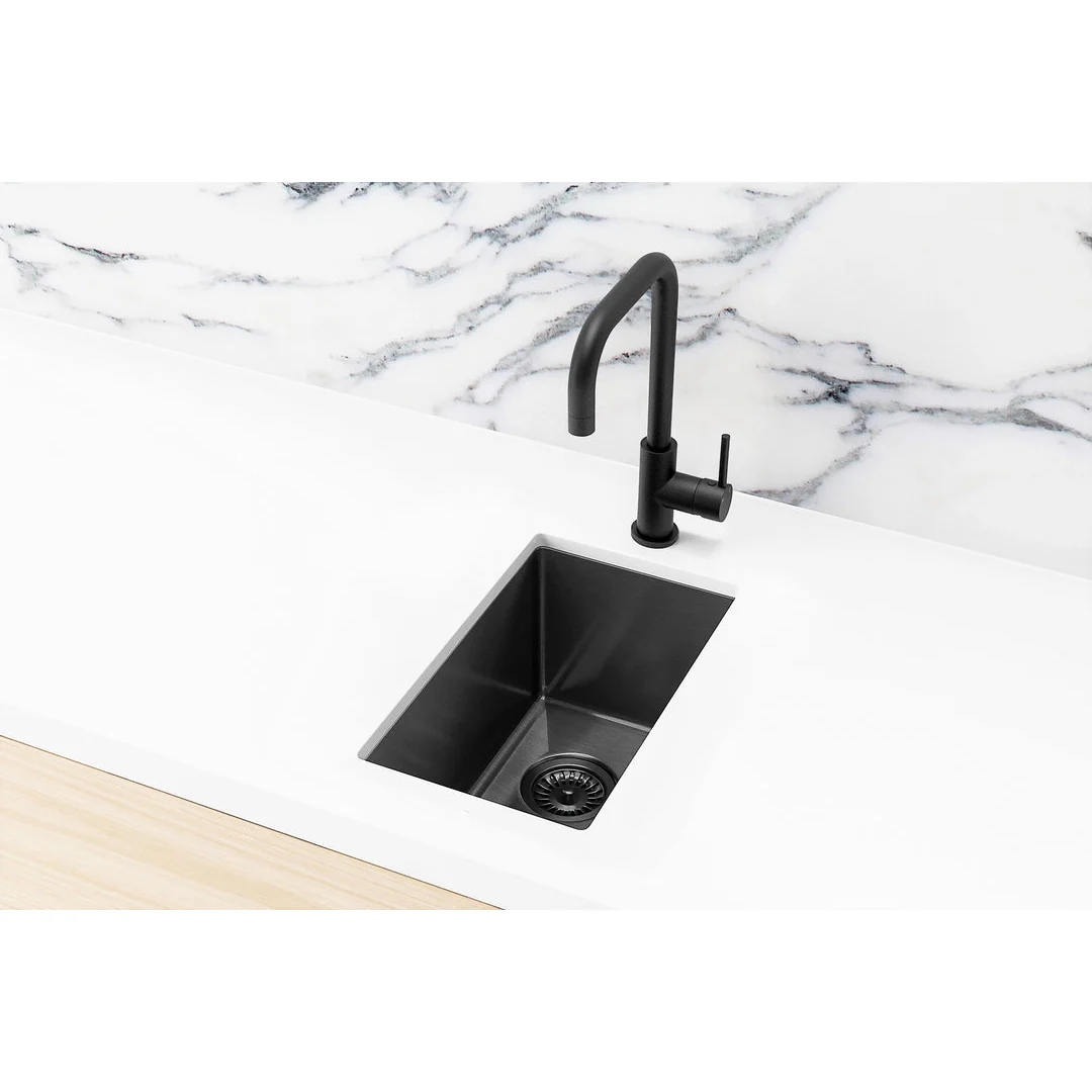 Meir Kitchen Mini Sink Single Bowl 272 X 382 - Brushed Gun Metal - Image 5
