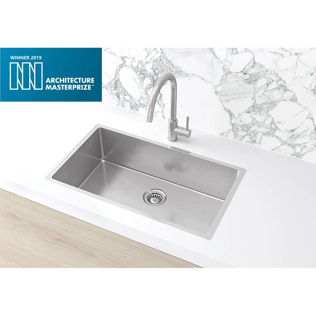 Meir Kitchen Sink Single Bowl 760 X 440 Brushed Nickel - Image 3