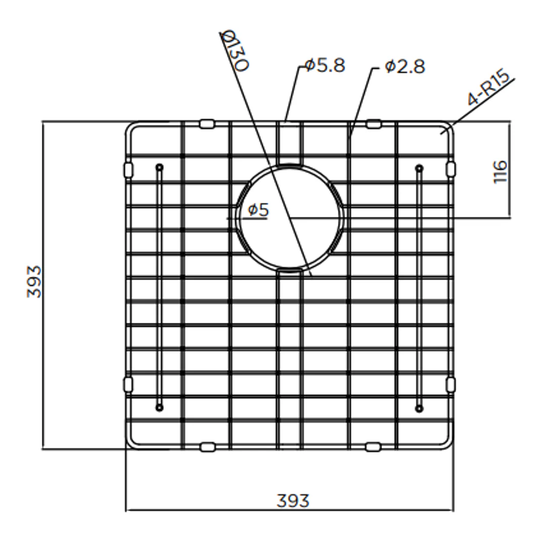 Meir Lavello Protection Grid For Mksp S450450 Shadow - Image 2